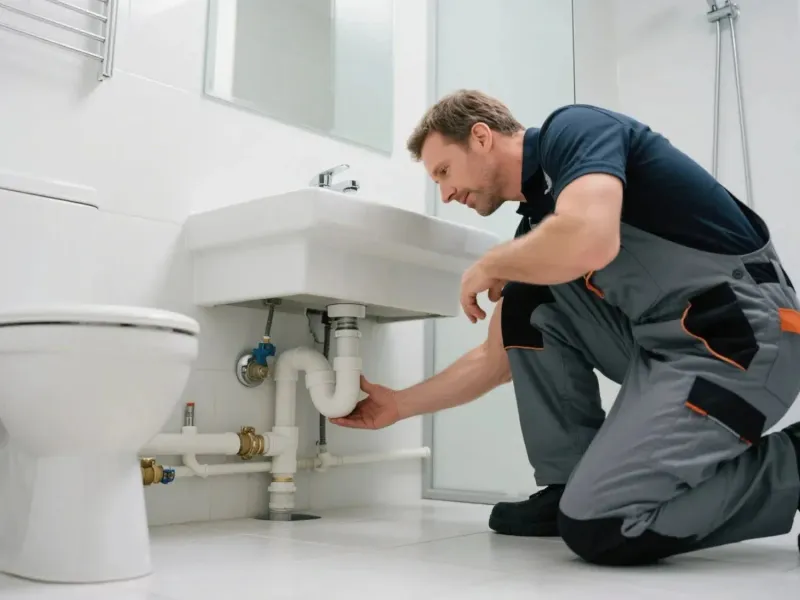 Bathroom plumbing