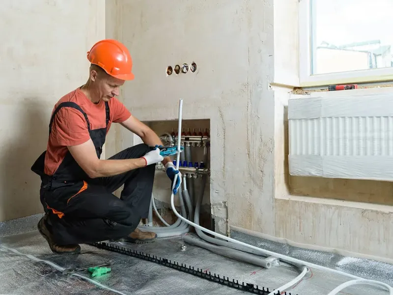 Radiator and immersion heater